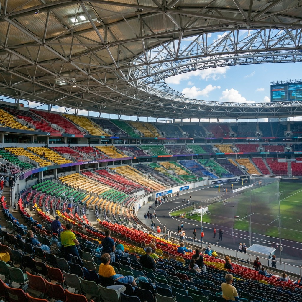Free Colorful Stadium Interior Image - Stadium, Arena, Colorful ...