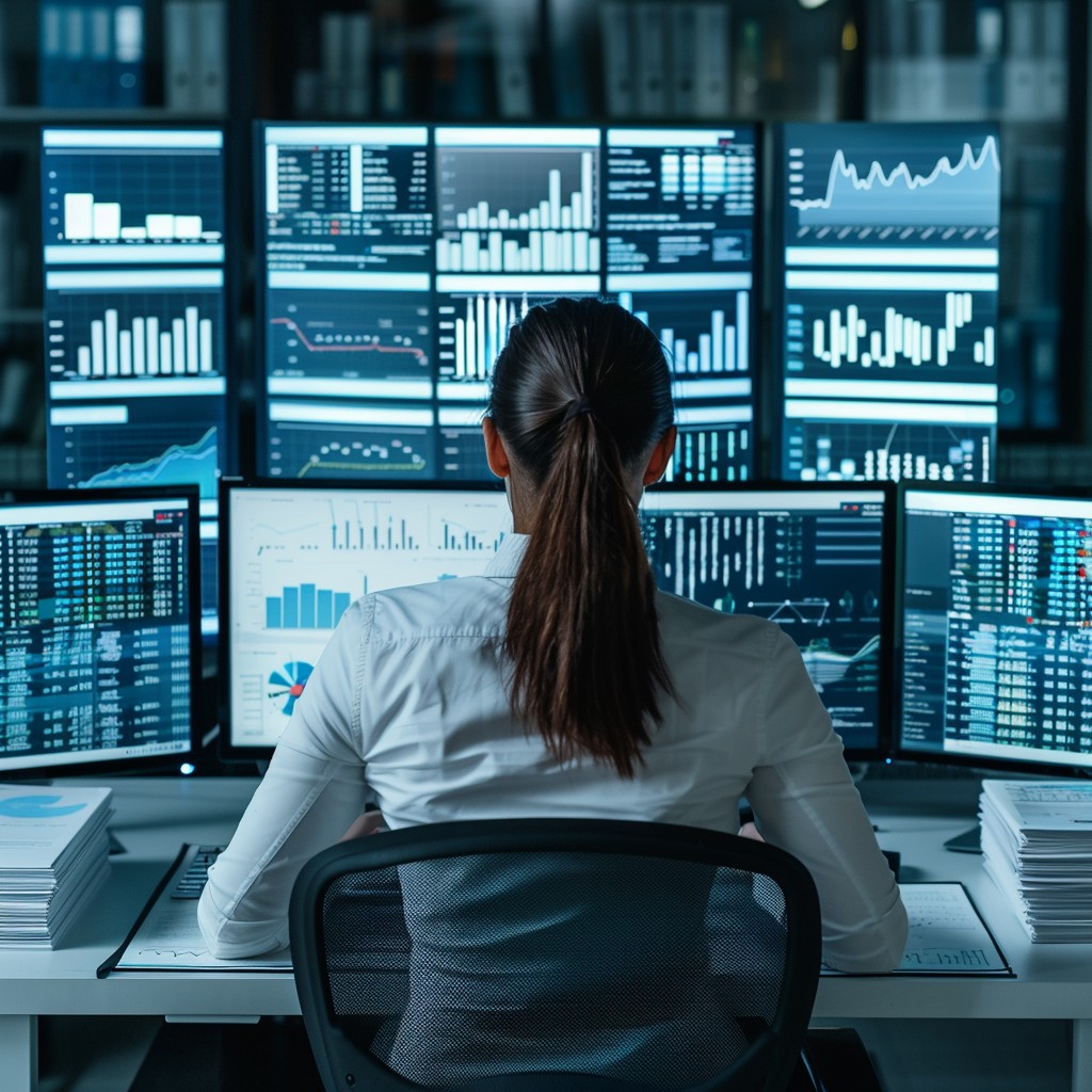 Free Data Monitoring Center Image - Data, Woman, Technology | Download ...