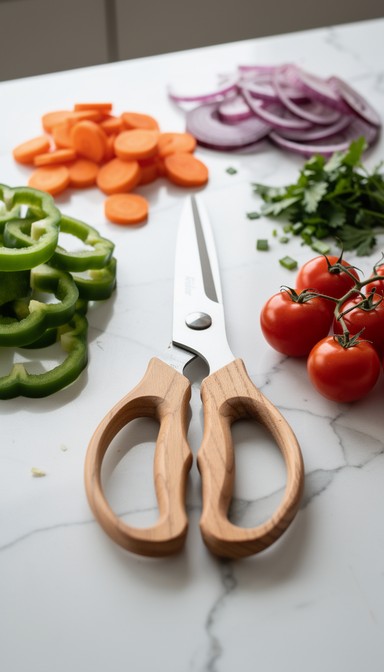 Free Wooden Kitchen Essentials Image - Scissors, Kitchen, Wooden ...