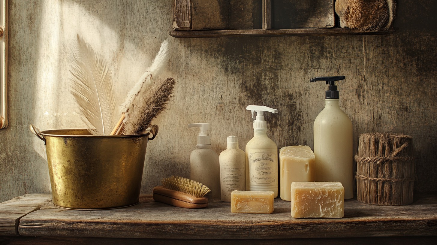 Free Vintage Bath Essentials Image - Vintage, Bathroom, Natural ...