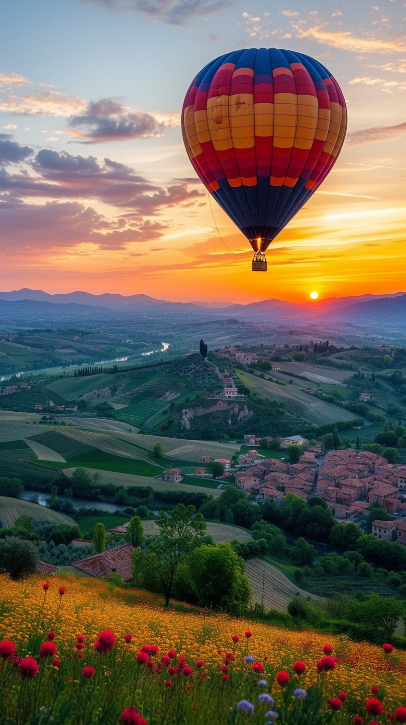 Sun Rise Balloon Free Sunrise Balloon Adventure Image - Sunrise, Balloon, Hot Air ...