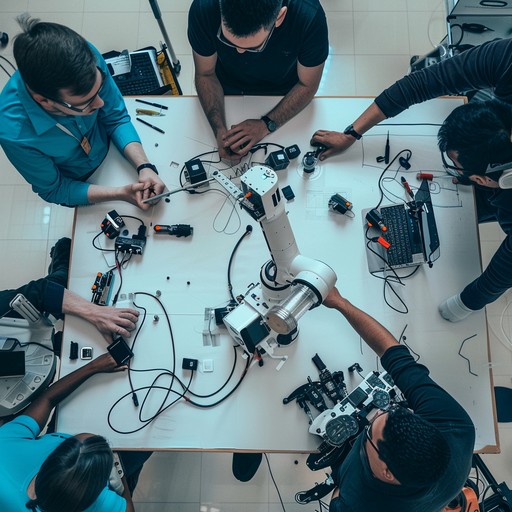 Download Team Building Robot Image - Robotics, Engineering, Teamwork ...
