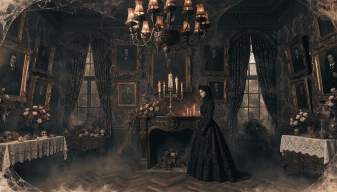 Rest Motionless Free Victorian Mourning Scene Image - Victorian, Mourning, Gothic ...