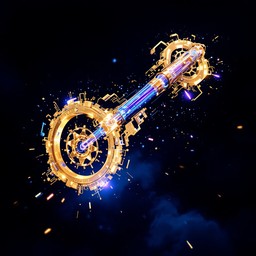 Free Digital Golden Key Image - Cyberpunk, Golden, Key | Download at ...