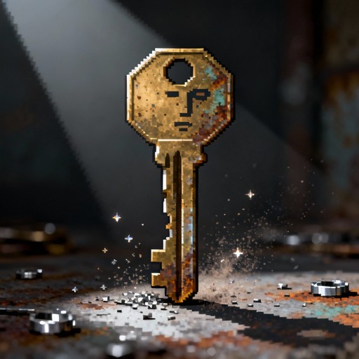 Free Vintage Key Held Image - Vintage, Key, Rust | Download at StockCake