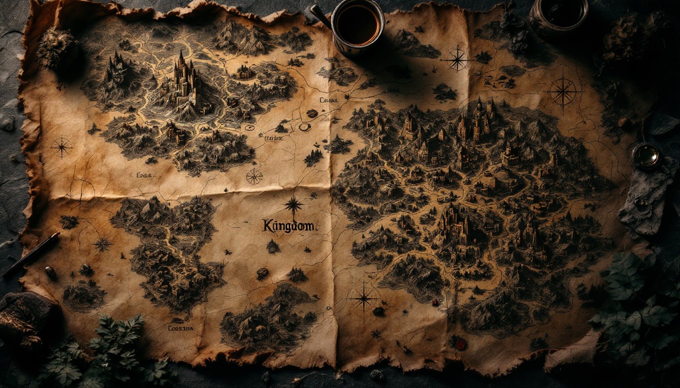 Free Ancient Fantasy Map Image - Map, Medieval, Parchment | Download at ...