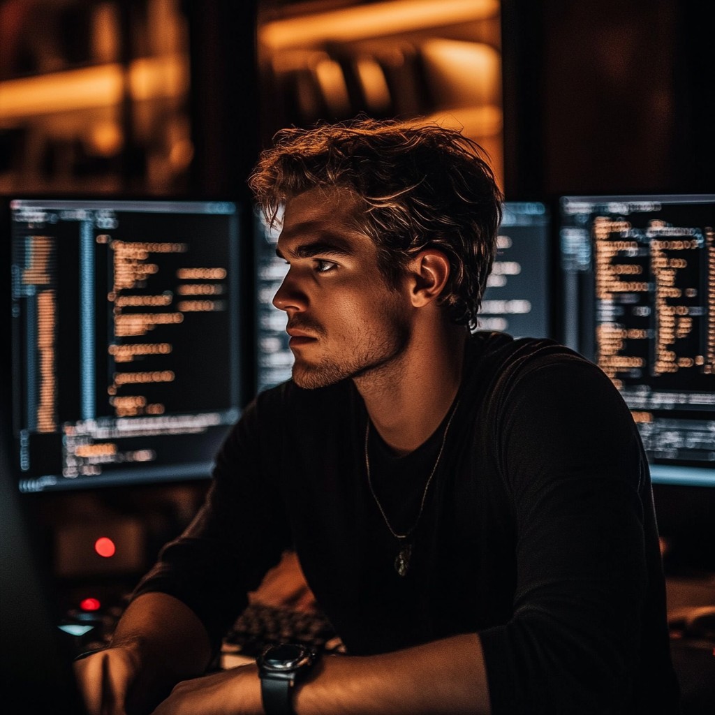 Free Focused computer expert Image - Technology, Programmer, Coding ...