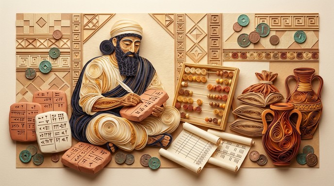 Free Ancient Scholar Recording Image - Scribe, Mesopotamian, Ancient ...