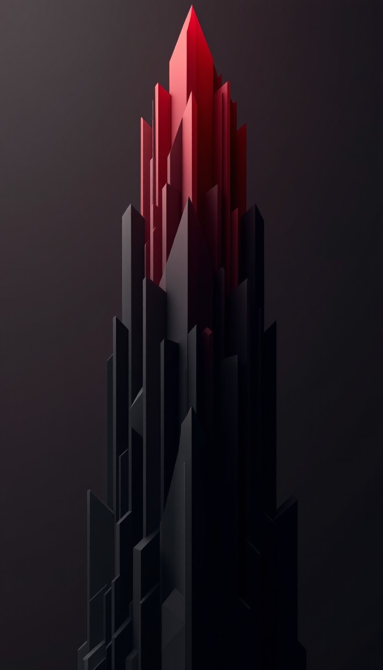 Free Crimson Tower Rising Image - Geometric, Tower, Abstract | Download ...