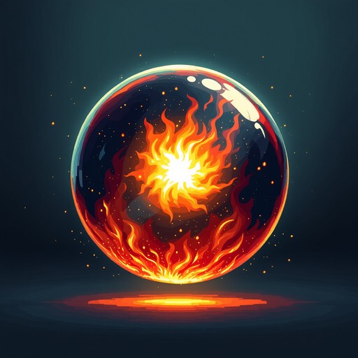 Free Mystical Fire Orb Image - Fire, Orb, Sphere | Download at StockCake