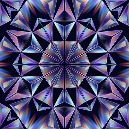 Free Rainbow Crystal Geometry Image - Geometric, Pattern, Prismatic ...
