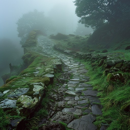 Fanatsy Cobbled Path Free Misty Cobbled Path Image | Download at StockCake