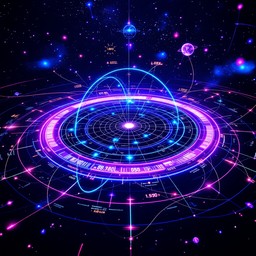 Free Neon Universe Map Image - Universe, Constellation, Stars ...