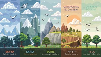 Free Categorical Ecosystem Illustration Image - Landscape, Ecosystem ...