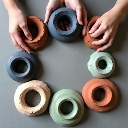 Clay Rings Grey Free Handcrafted Clay Rings Image - Ceramic, Clay, Rings | Download at ...