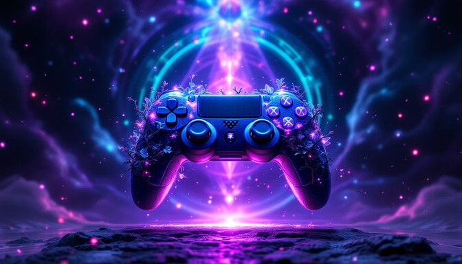 Free Crystal Gaming Controller Image - Gamepad, Controller, Crystal ...