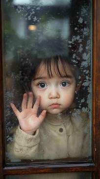 Free Child at Window Image - Child, Window, Girl | Download at StockCake