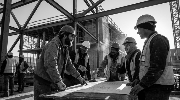Free Construction Team Unity Image - Construction, Workers, Teamwork ...