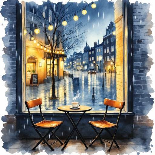 Free Rainy Evening Cafe Image - Rain, Evening, Cafe | Download at StockCake