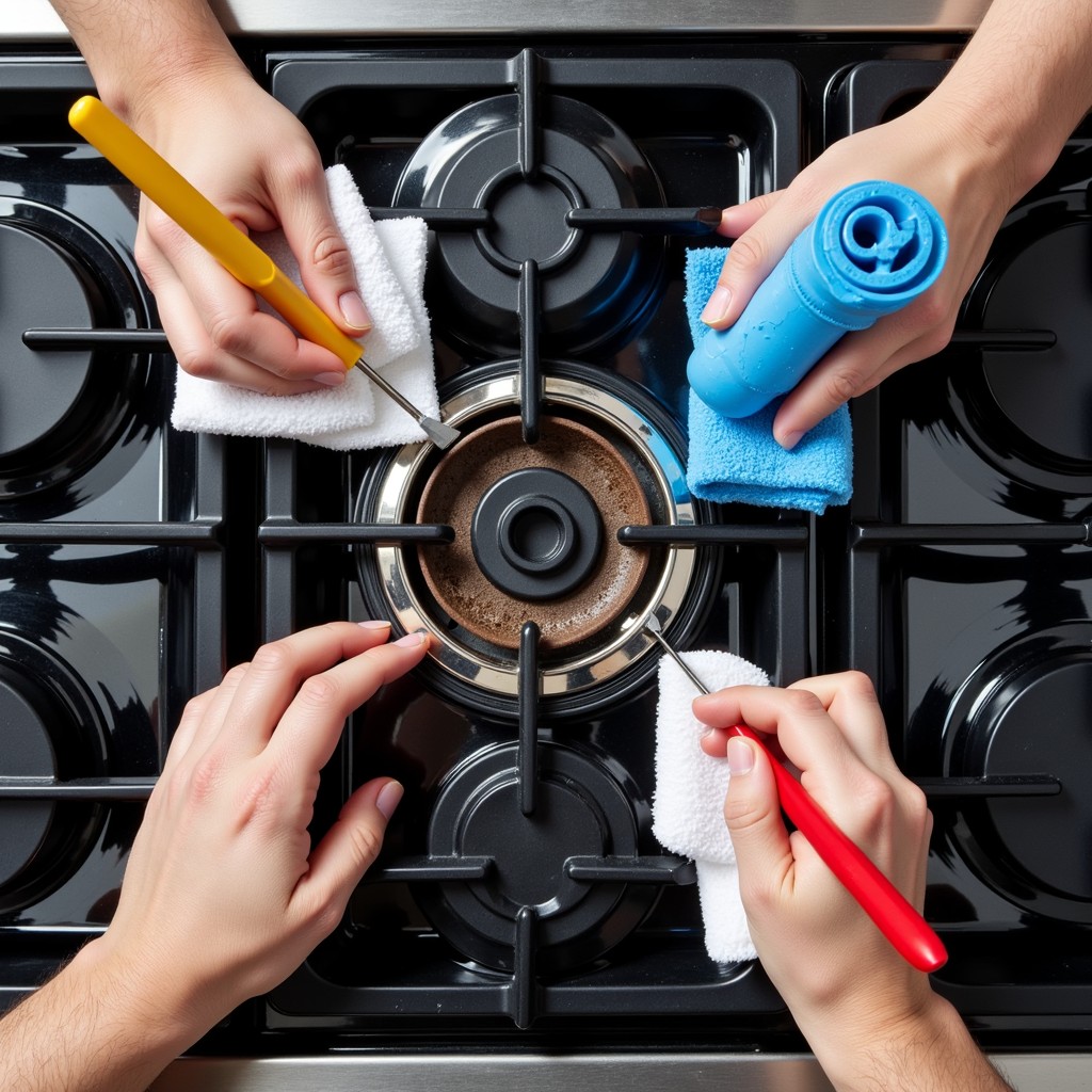 Free Methodical Stove Cleaning Image - Cleaning, Stove, Burner ...