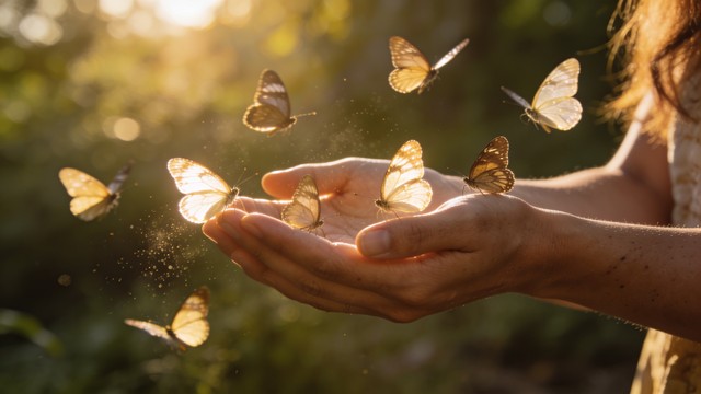 Free Illuminated Forest Butterfly Image - Butterfly, Nature, Wildlife ...