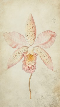エレガントな蘭のアートの画像をダウンロード - 蘭, イラスト, 植物