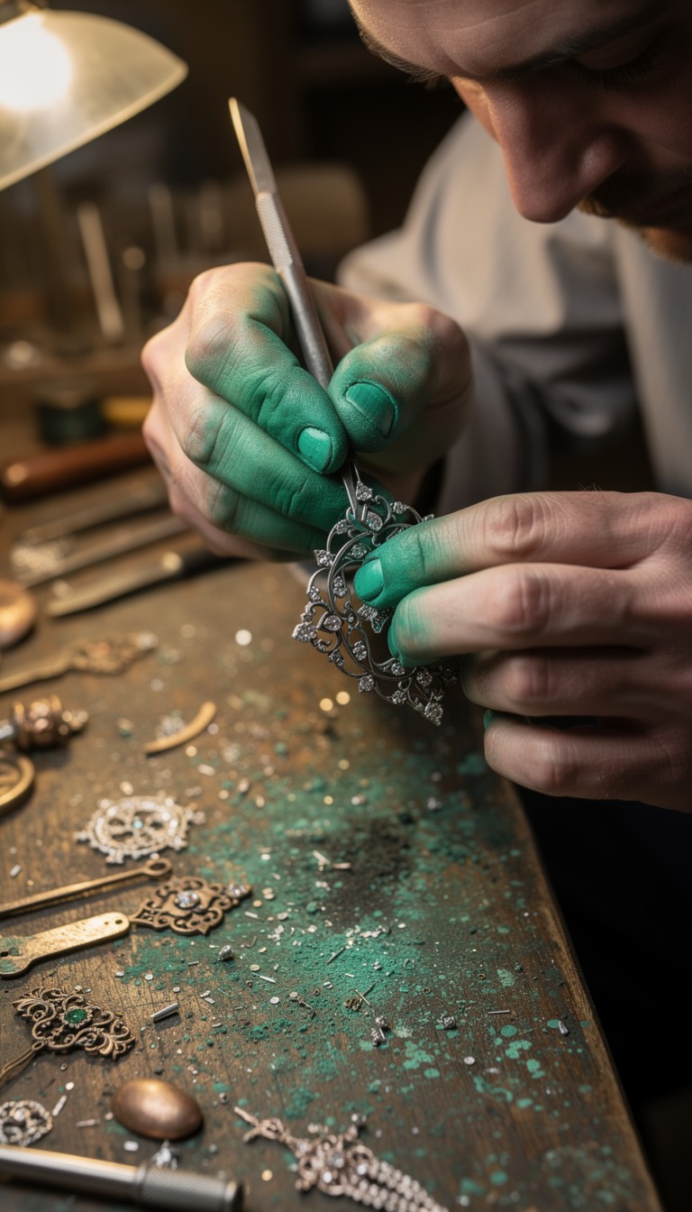 Free Green Copper Craftsmanship Image - Jewelry, Craftsman, Artisan ...
