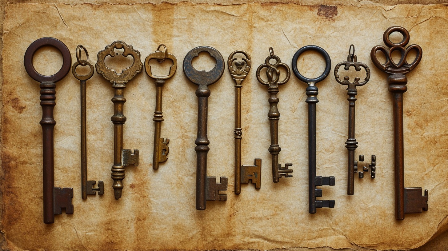 Free Antique Key Collection Image - Antique, Keys, Vintage | Download ...