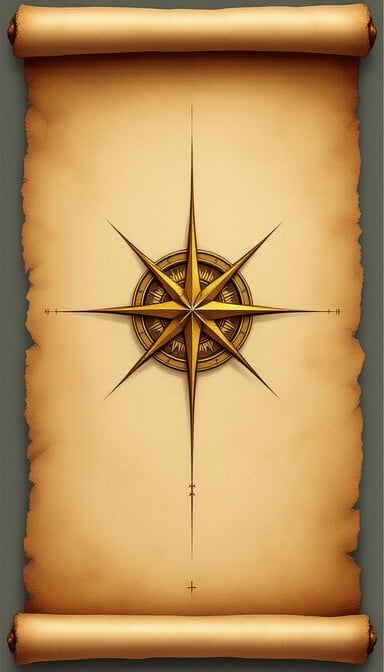 Free Ancient Compass Guide Image - Compass, Scroll, Parchment ...