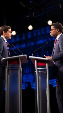 Free Debate in Action Image - Debate, Podium, Man | Download at StockCake