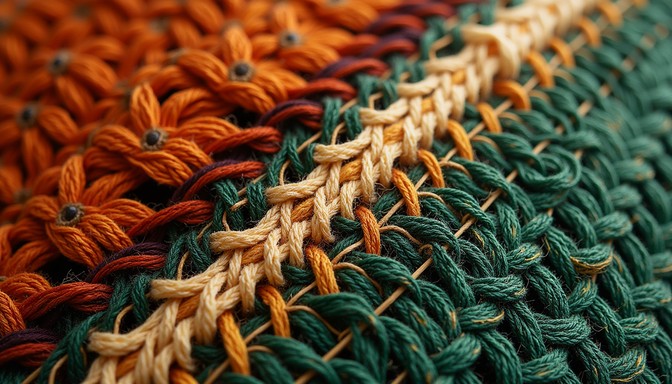 Free Vibrant Woven Threads Image - Textile, Weaving, Fibers | Download ...