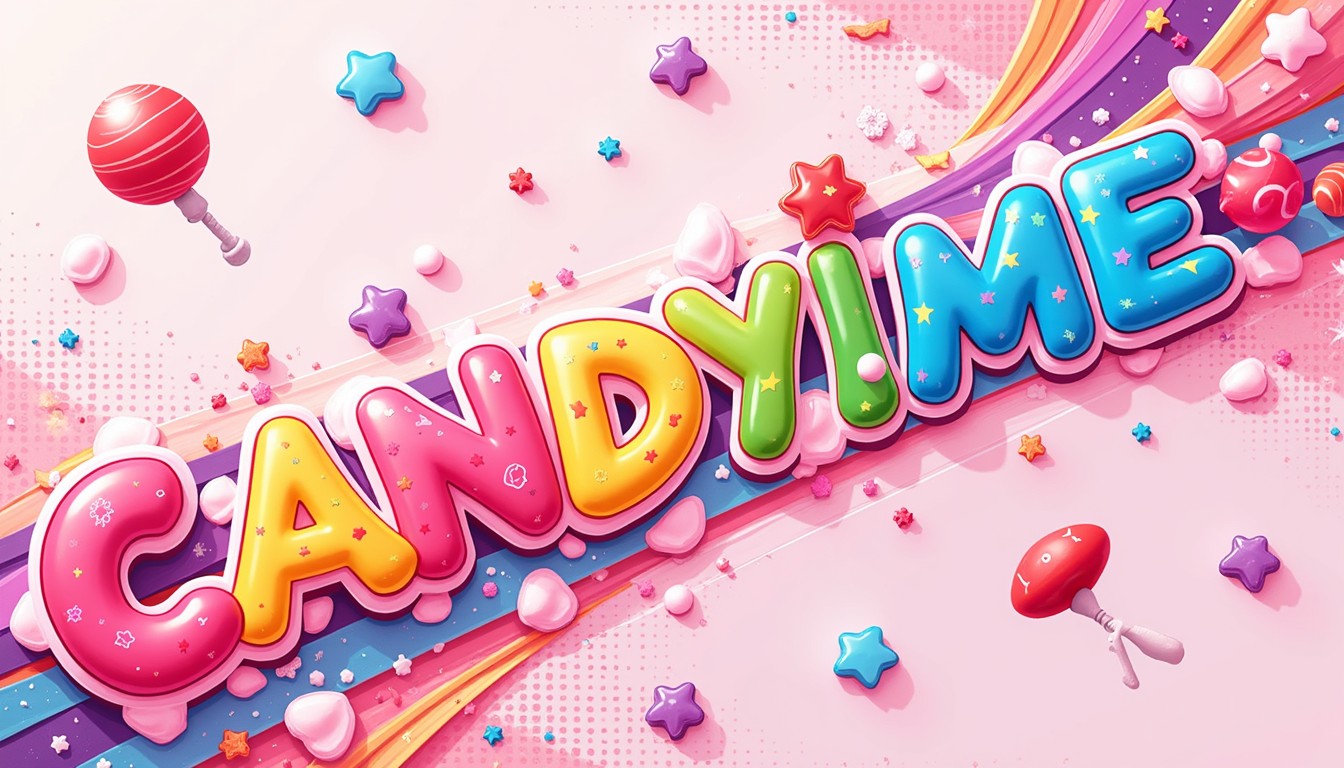 Free Colorful Candy Letters Image - Candy, Typography, Colorful ...