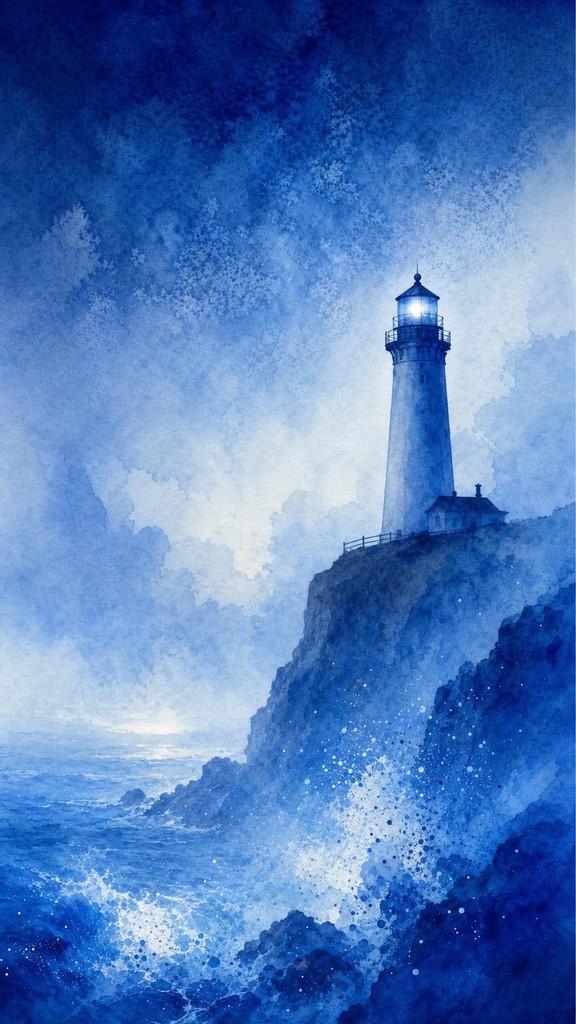 Download Watercolor Lighthouse Storm Stock Images for Free | StockCake