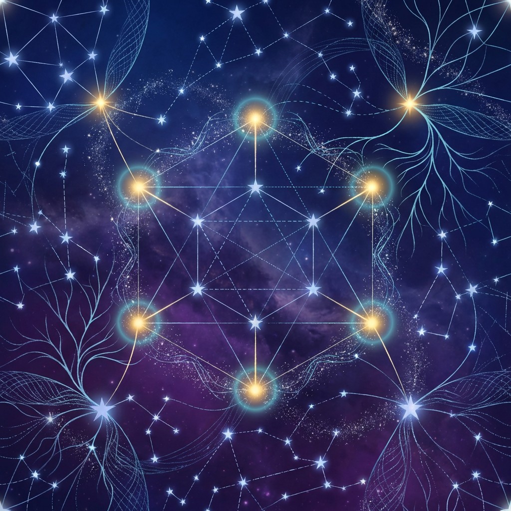 Free Cosmic Network Pattern Image - Cosmic, Network, Constellation ...