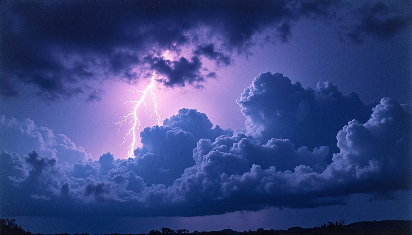 Free Lightning Pierces Night Image - Lightning, Storm, Thunderstorm ...