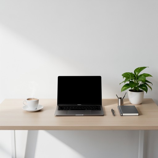 Free Minimalist Workspace Setup Image - Workspace, Office, Desk ...