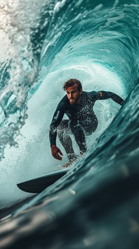 Surfing Shoulder Ride Free Surfer Rides Wave Image - Surfing, Ocean, Wave | Download at StockCake