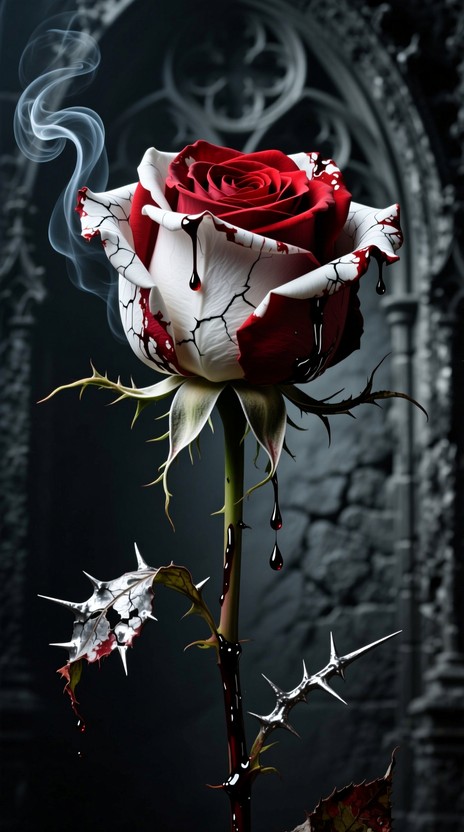 Satanic Roses Free Bleeding Gothic Rose Photo - Rose, Gothic, Thorns | Download at ...