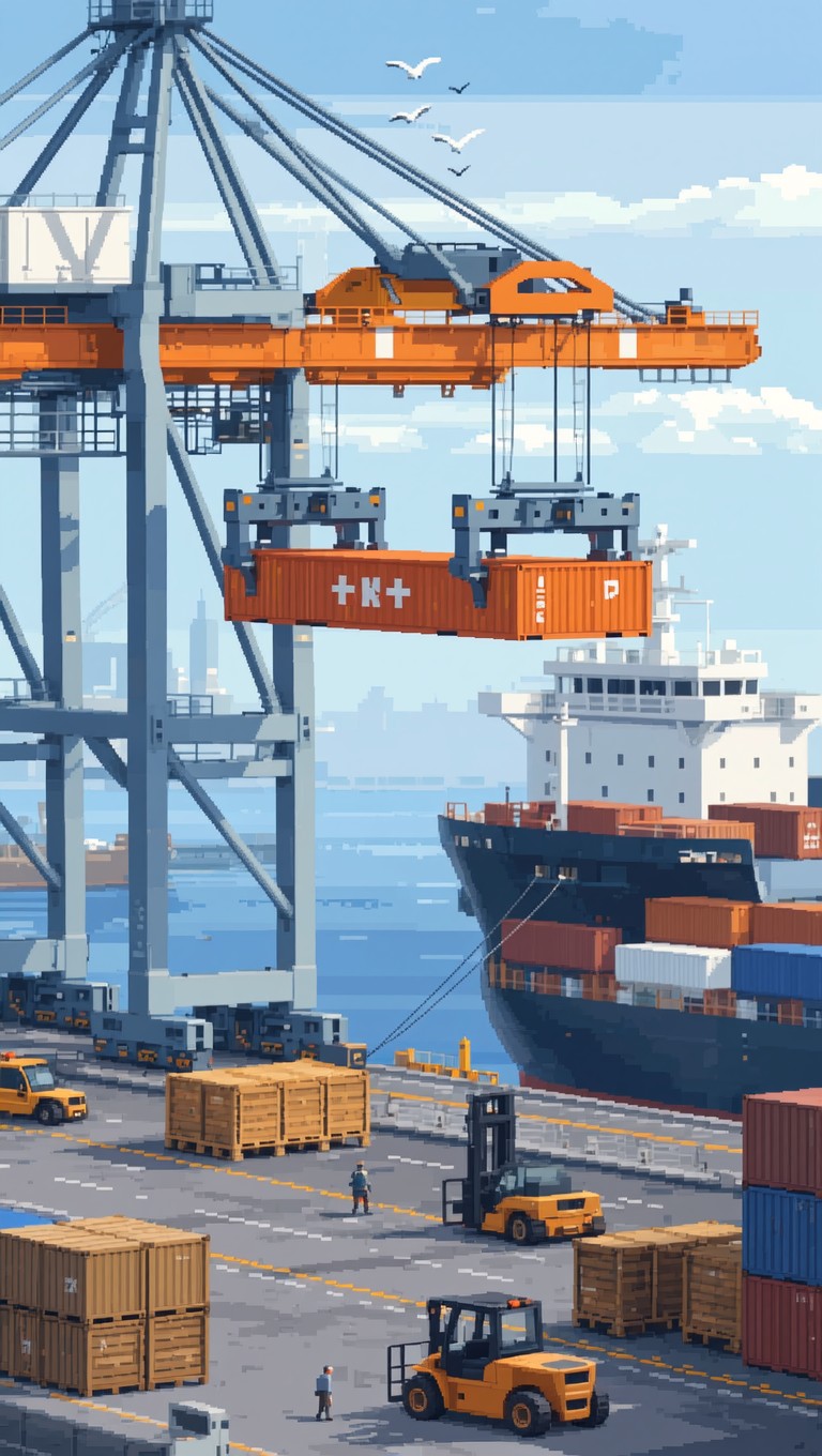 Free Loading Port Background Free Port Loading Operations Image - Port, Cargo, Crane | Download at ...
