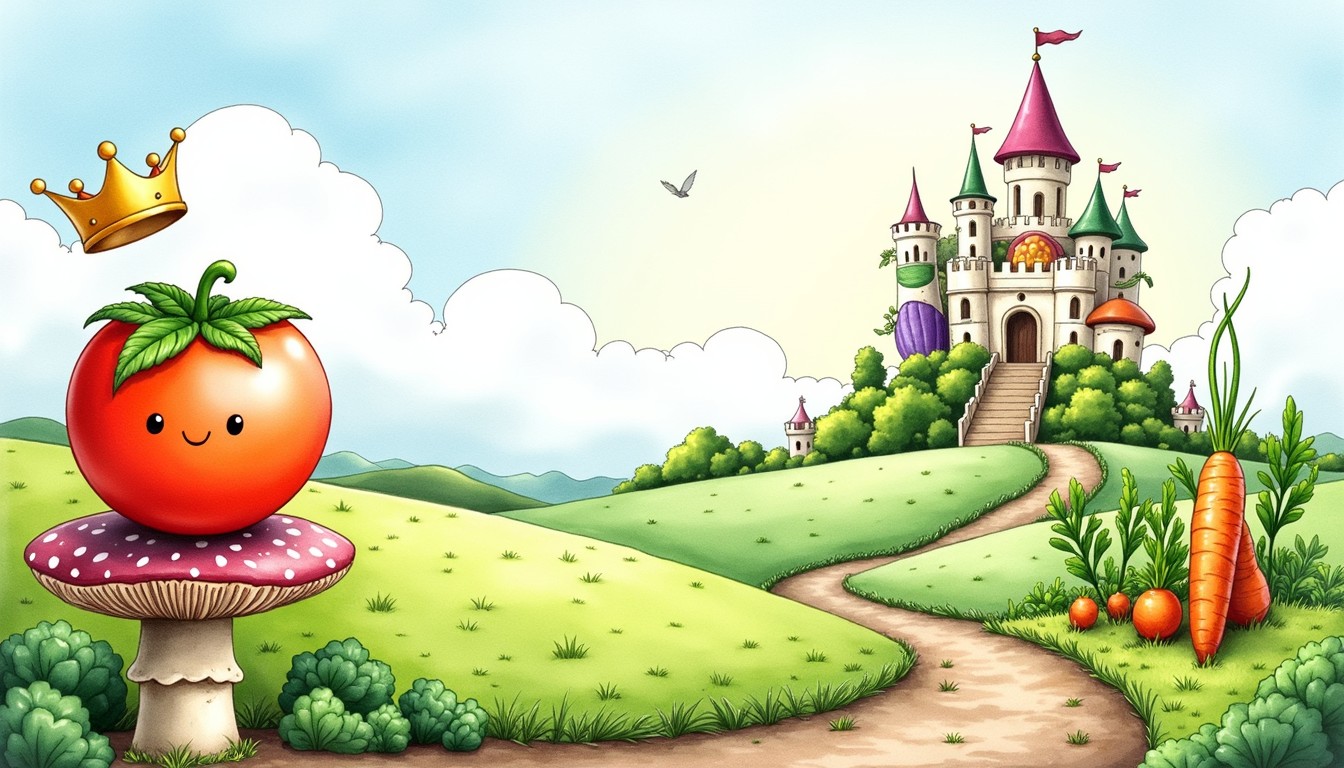 Free Royal Vegetable Fantasy Image - Tomato, Crown, Castle | Download ...