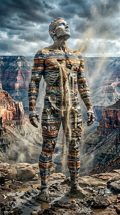 Free Geological Human Form Image - Surreal, Portrait, Geological ...