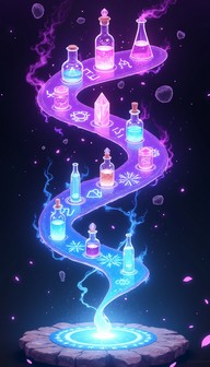 Free Mystical Potion Spiral Image - Magic, Potions, Spiral | Download ...