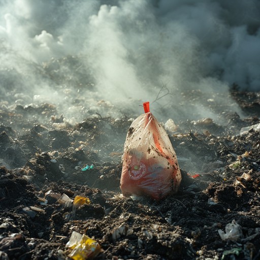 Garbage Smole Free Smoldering Garbage Bag Image - Waste, Pollution, Garbage ...
