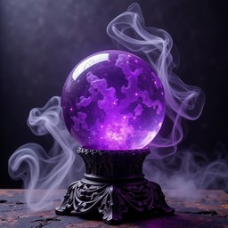 Free Mystical Purple Orb Image - Crystal, Ball, Purple | Download at ...