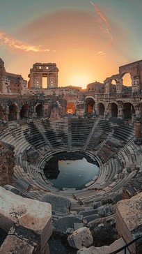 Free Ancient Ruins Sunset Image - Sunset, Ruins, History | Download at ...