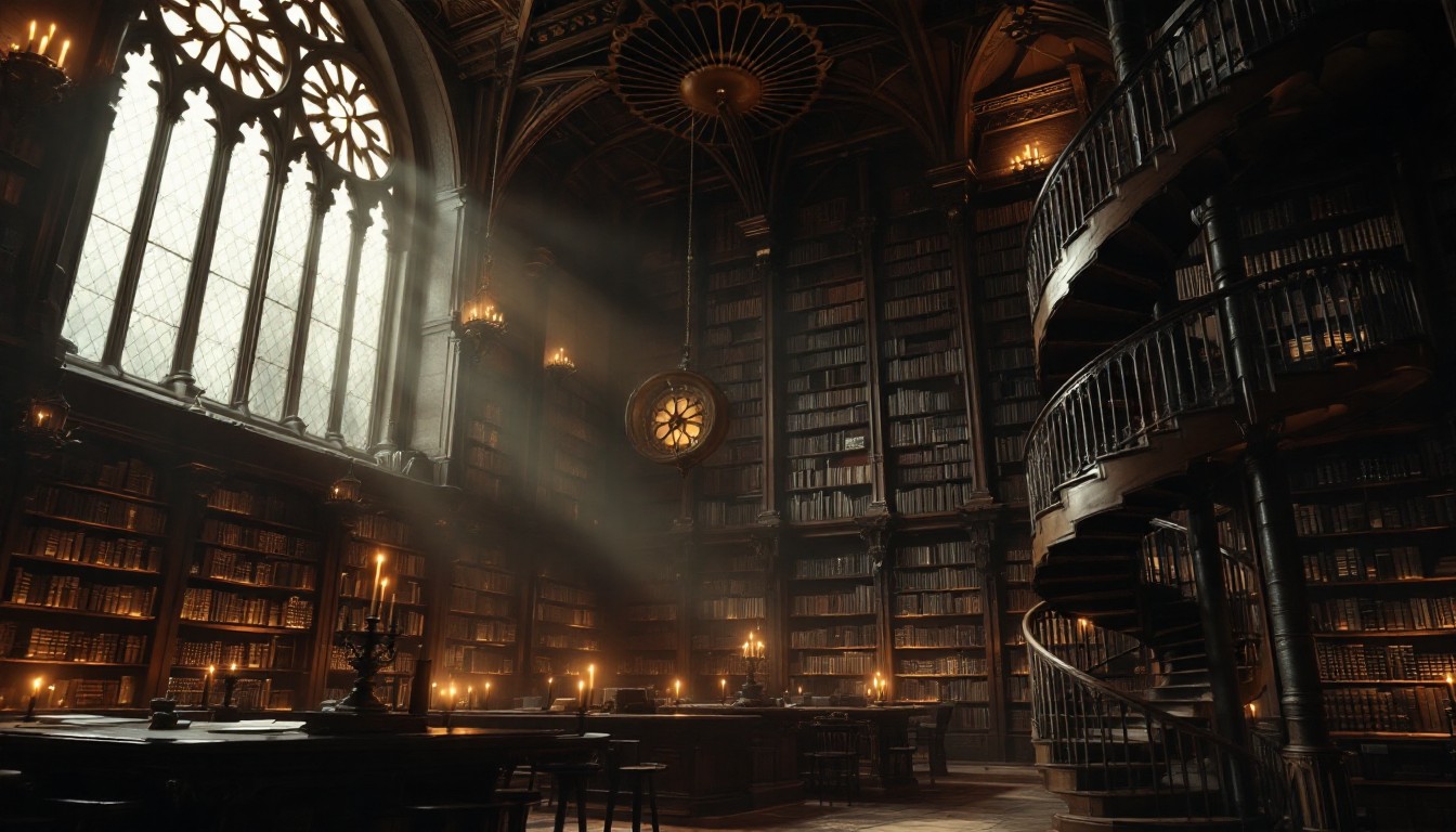 Free Ancient Library Secrets Image - Gothic, Library, Cathedral ...