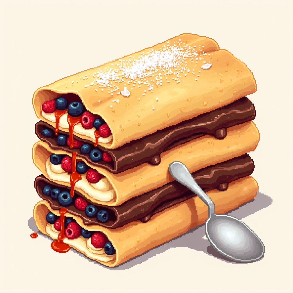 Free Decadent Crepe Stack Image - Crepes, Dessert, Stack | Download at ...