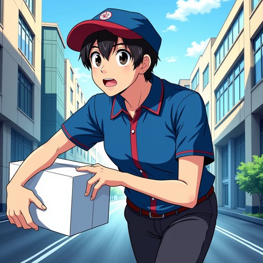 Free Speeding Delivery Hero Image - Anime, Manga, Truck | Download at ...