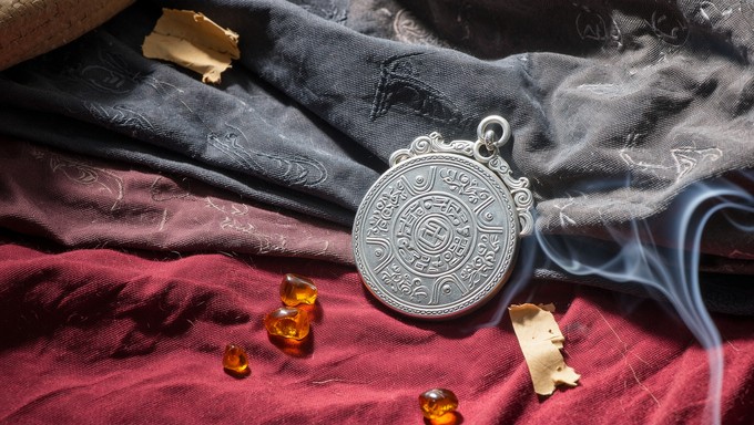 Free Ancient Silver Talisman Image - Talisman, Silver, Mystical ...