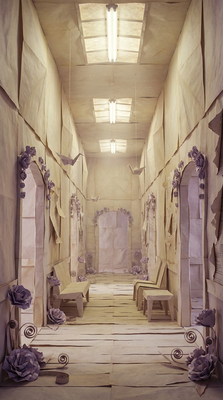 Free Origami Liminal Space Image - Origami, Paper, Corridor | Download ...